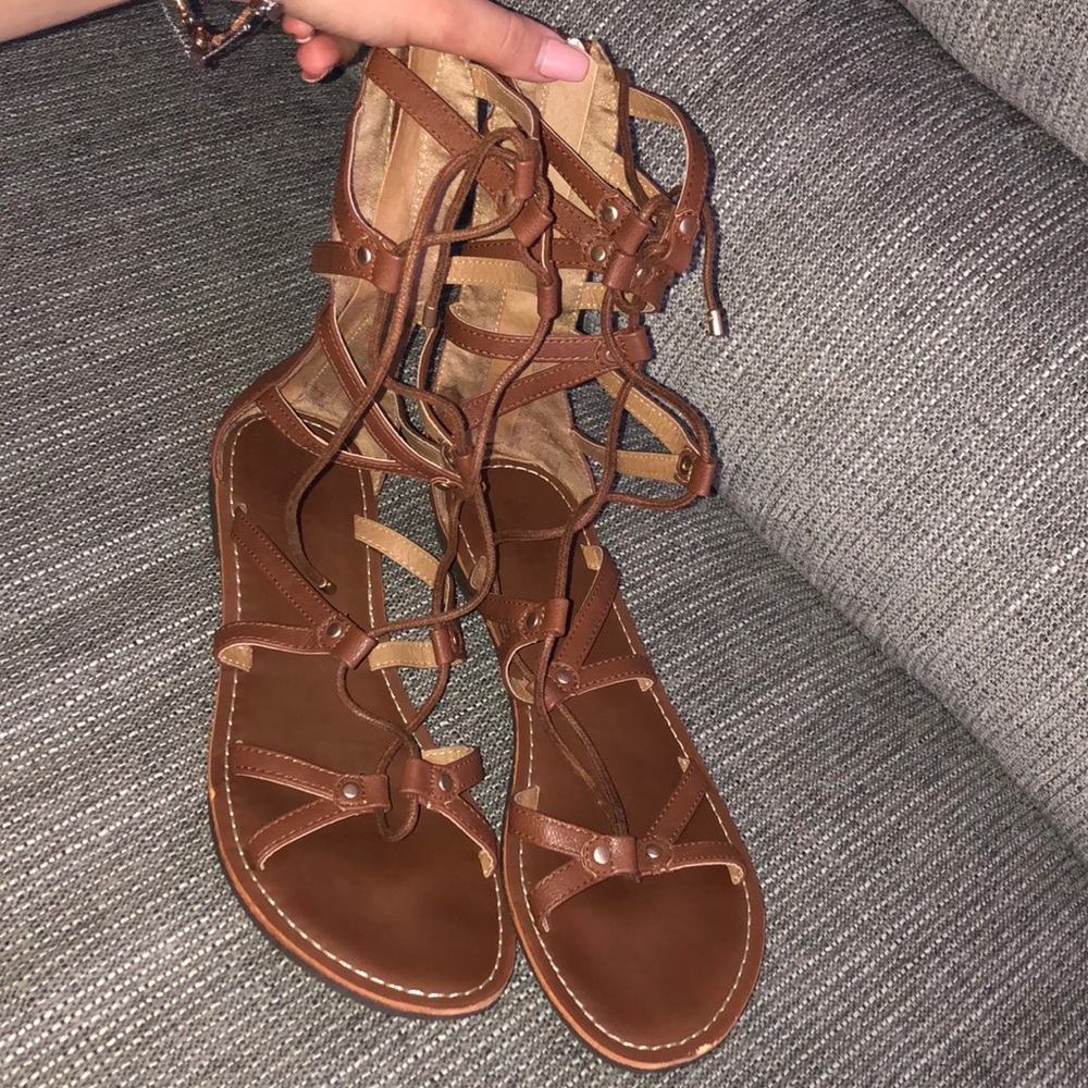 Gladiator sandals barely worn